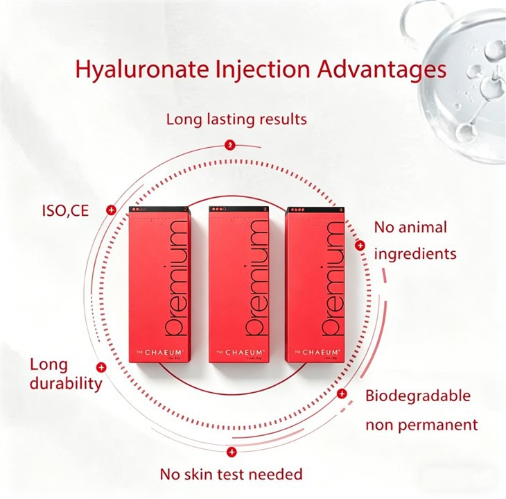 High Quality Chaeum 1.1ml Cross-Linked Hyaluronic Acid Lip Filler For Lip Volume factory